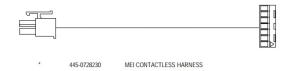 China ATM Spare Parts NCR MEI Contactless Harness factory