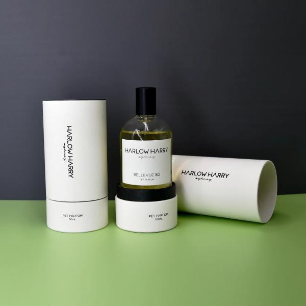 Customizable Design Perfume Paper Tube Packaging With Bottle Matt Lamination