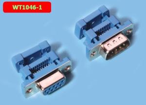 China Ip67 Waterproof D Sub Power Connector Crimping Type Internal Pressure WT1046-1 factory
