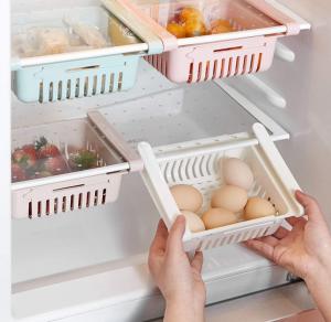 China Retractable Classified Household Storage Container Box Drawer for Refrigerator factory
