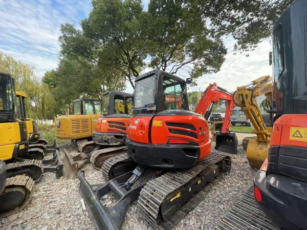 Repaint Color Used Kubota KX163-5 Mini Crawler Excavator In Excellent Condition