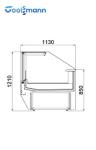 Glass Door Refrigerated Deli Case
