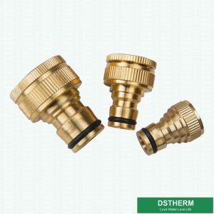 China Threaded Garden Hose Pipe Fittings Brass Hose Tap Connector on sale