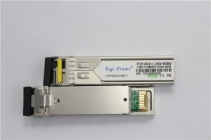 China 40km SFP Bidirectional Transceiver 1.25Gbps Tx1490nm Rx1310nm factory