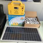 30W Solar Lighting Kit Phone Power Charging FM Radio MP3 Player Portable Solar