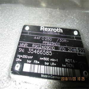 Mechanical Hydraulic Pump A4FO250 30R-PPB25N00 Bosch Rexroth S Precision