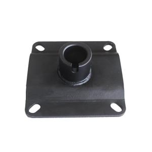 China Black Cast Iron Barber Chair Oil Pump Bracket With 5mm Wall Mounting Hole Spacing 100X100mm factory