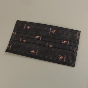China Black 3 Layer Non Woven N95 Particulate Dust Mask Disposable Mouth Mask 17.5*9.5 factory