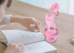 Plastic shaker outdoor sports water cup with mini fan 400ml