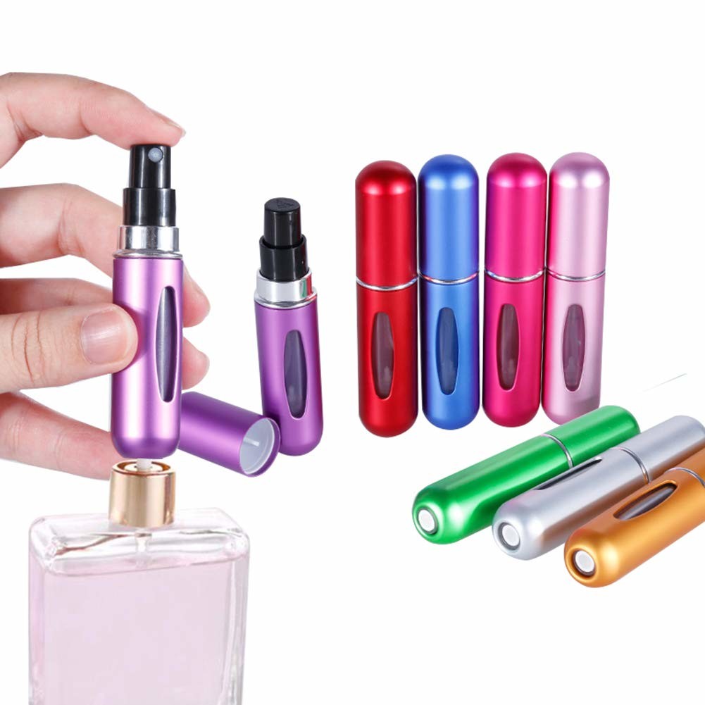 Black Aluminum Pen Perfume Bottle Thick Durable Long Life Span