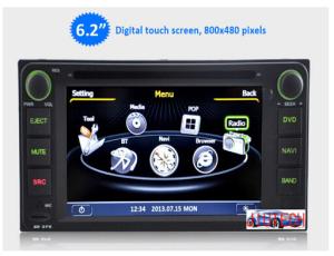China Car Stereo for Toyota RAV4 Hilux Land Cruiser Prado Camry Corolla GPS Navi Stereo DVD factory