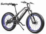 27.5 Inch Electric Fat Tire Mountain Bike 1000w 48v With BAFANG Middle Motor