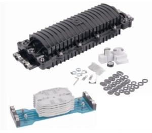 China HFO Fiber Optic Splice Closure , 8 out Fiber Cable Joint Box factory