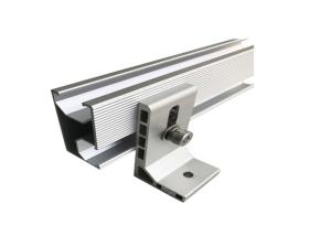 China Roof Top Solar System Accessories , Installation Solar Panel Support Brackets factory