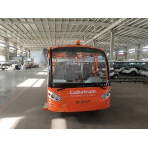 New Energy Lithium Battery 17-seater Enclosed Bus With Customizable Color And