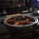 Construction Site Heavy Duty Big Dimension Mill Girth Gear and rotary kiln girth