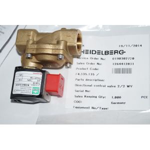China Directional Control Valve 2 / 2 Wv F4.335.135  Valve For CD 102 Machine on sale