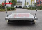 Manual Workshop Cast Wheel Q235 Towed Transfer Cart