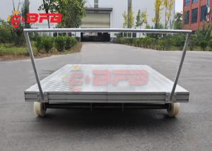China Manual Workshop Cast Wheel Q235 Towed Transfer Cart factory