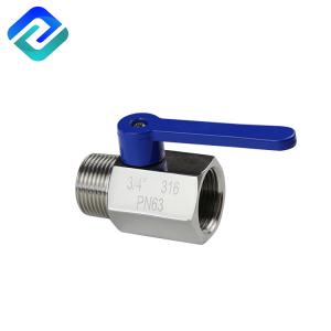 China CF8 Stainless Steel Mini Ball Valve factory