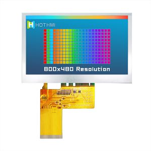4.3-inch 800x480 dot matrix TFT LCD display module With LVDS Interface