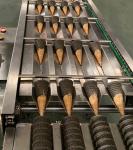 Stainless Steel Productivity Ice Cream Cone Production Line 3.37kw Power 380V