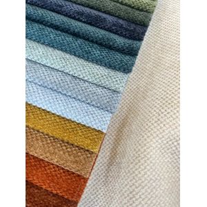 380gsm Chenille Sofa Fabric Double Faced With Knitted Technics