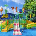 Outdoor Water Park Playground Equipment Swimming Pool Combination Slide