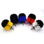 Soft / Extra Hard Drill Cleaning Brush Sets , Electric Cleaning Scrub Brush