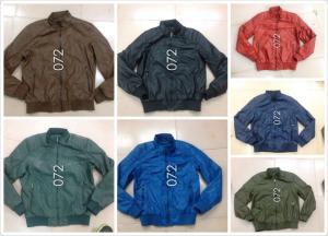 China 072A Men's pu fashion jacket coat stock factory
