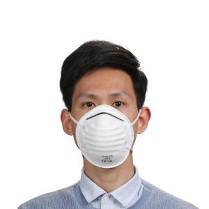 China Breathe Freely Cupped Face Mask Neck Hanging Type For Mining / Textile factory