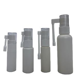 China PE Base Material 10ml 15ml 20ml 30ml 50ml Bottle for Refillable Nasal and Oral Sprays factory