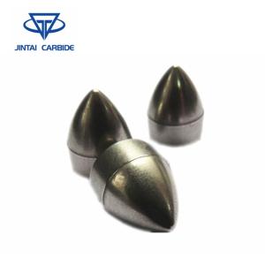 China Semi Ballistic Cemented Carbide Buttons , High Pneumatic DTH Drill Bit Parts factory