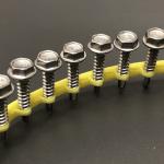 Coil Collated Hex Flange Head Auto Feed Drywall Screws Without Washers For Metal