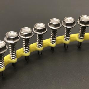 China Coil Collated Hex Flange Head Self Drilling Screw M4.8 X 25mm For Metal Fastening factory