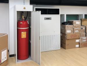 China 100L Hfc-227ea Fm200 Extinguisher Clean Agent Fire Hose Cabinet Class 2 Class 3 For Sale factory