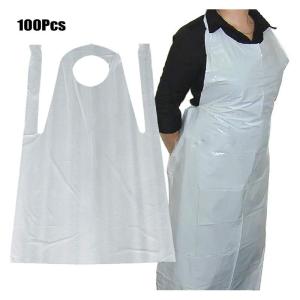 China Non Toxic Disposable CPE Plastic Aprons For Daily Cleaning / Cooking factory