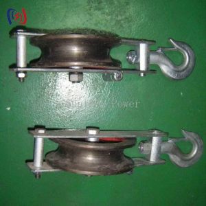 Abrasion Resistant Conductor Stringing Block with 75mm or 100mm Sheave Width and