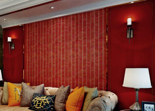 0.53*10m Sound proof Living Room Wallpaper with Stirpped Pattern , CSA SGS
