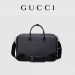 Black Travel GG Supreme Tote Bag Gucci Mens Messenger Canvas Interlocking Double