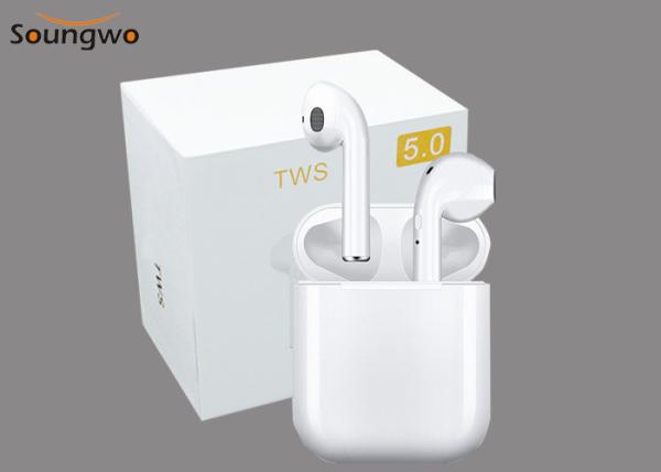 True Wireless Earbuds Earphones with Charging Case Hands-free Calling Sweat