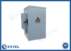 China 20U 220VAC Outdoor Telecom Enclosure 19 Inch Rack Cabinet Windproof factory
