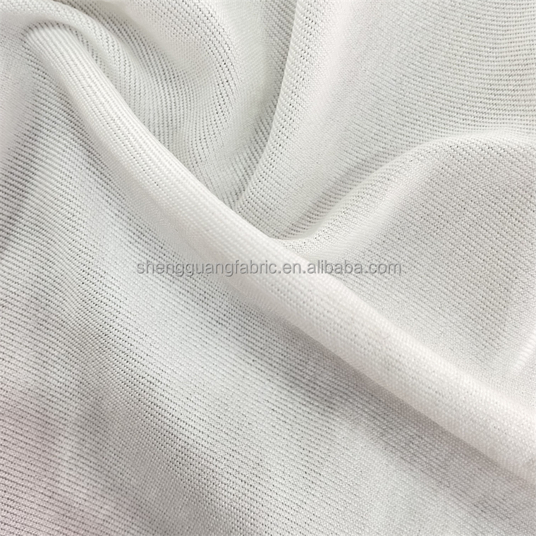 Unbleached Grey Fabric 4 way stretch Polyester Fabric at with Sample Frees Style