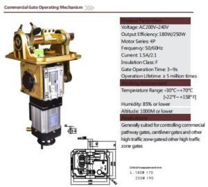China AC220V Road Gate Motor 4P For Smooth And Quiet Operation Of Road Gate System factory