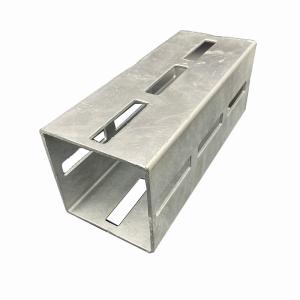 China Heavy Duty Profile 100x100x3mm Slotted Square Channel factory