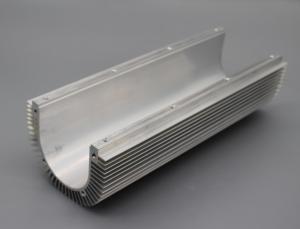 China Round Anodized Aluminum Heat Sink Extrusion Soldering and Stamping factory
