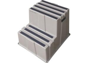 China Plastic HDPE Anti Slip Two Step Step Stool Home Hospital Use factory