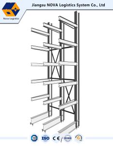 China Carpet Rolls Steel Cantilever Racks Outdoor Flexible Assembly For Lumber factory