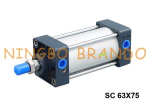 China Airtac Type SC63x75 Pneumatic Actuator Cylinder Double Acting on sale