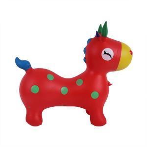 China Middle size inflatable animal toys jumping donkey factory